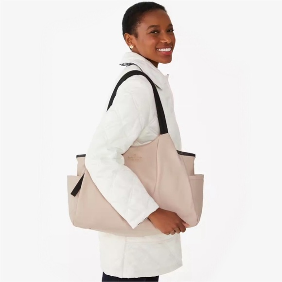 ♠️kate spade Chelsea Nylon Baby Bag, Warm Beige NWT - Picture 14 of 14